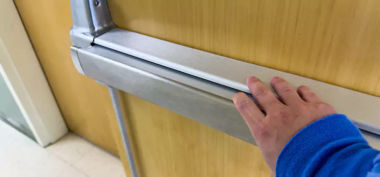 Installing a Push Bar on a Door Mansfield